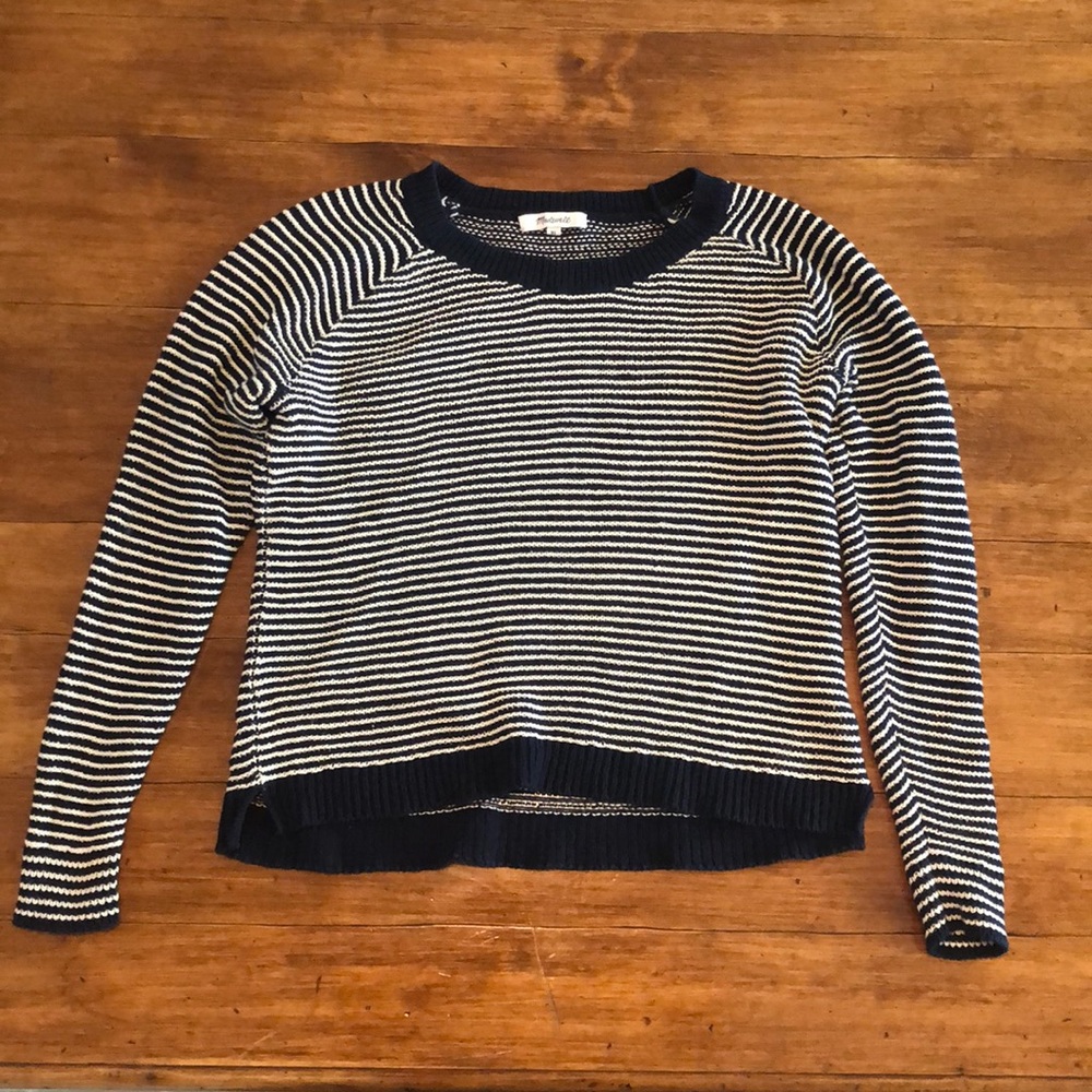 Madewell dockline striped sweater